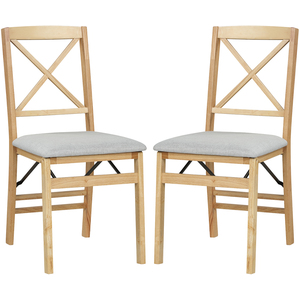 Set of 2 Folding Kitchen Dining Chairs