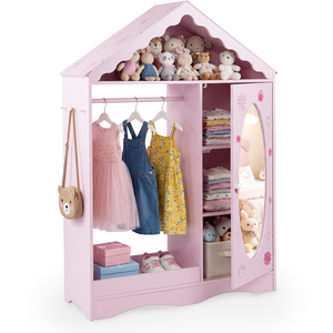 Kids Roofed Wardrobe Closet