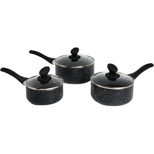 3 Piece Signature Granite Sauce Pan Set