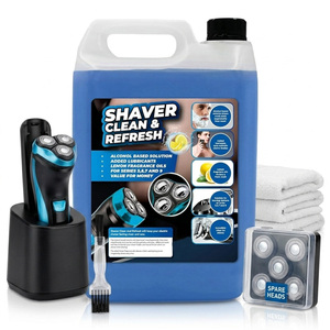 2 x 5 Litres Shaver Cleaning Refill Fluid Clean & Renew Cartridge