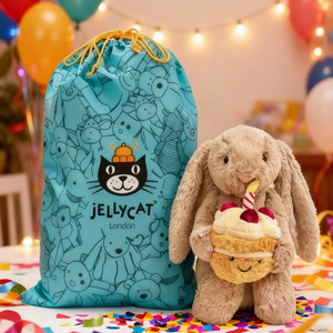 Bashful Beige Bunny Soft Toy with Tag