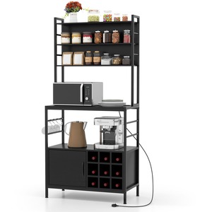 Heavy Duty Metal Coffee Station Rack