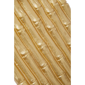 Hiba Small Gold Finish Bamboo Effect Trinket Box