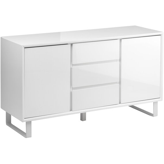 Moritz White High Gloss Sideboard