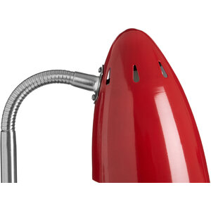 Flexi Red Gloss Desk Lamp