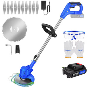 21V Cordless Electric Weed Wacker With 1 Battery