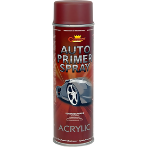 500 mL Red Acrylic Auto Primer Spray, Anti-Corrosion, Steel & Cast Iron
