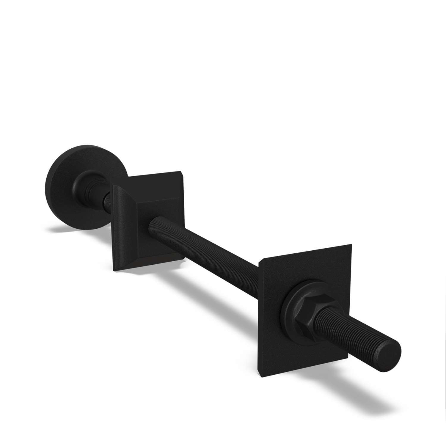 UK Radiators Wall Stay Bracket for Radiator - Brass Column Radiator Support | Black Finish - Solid Brass 260mm Wall Stay - Sturdy Support Bracket for Radiators, Easy Installation - Image 2