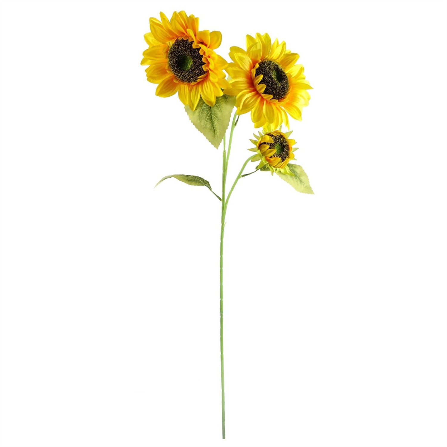 Artificial Sunflower Stem 88cm Floral Arrangement Decor - Yellow