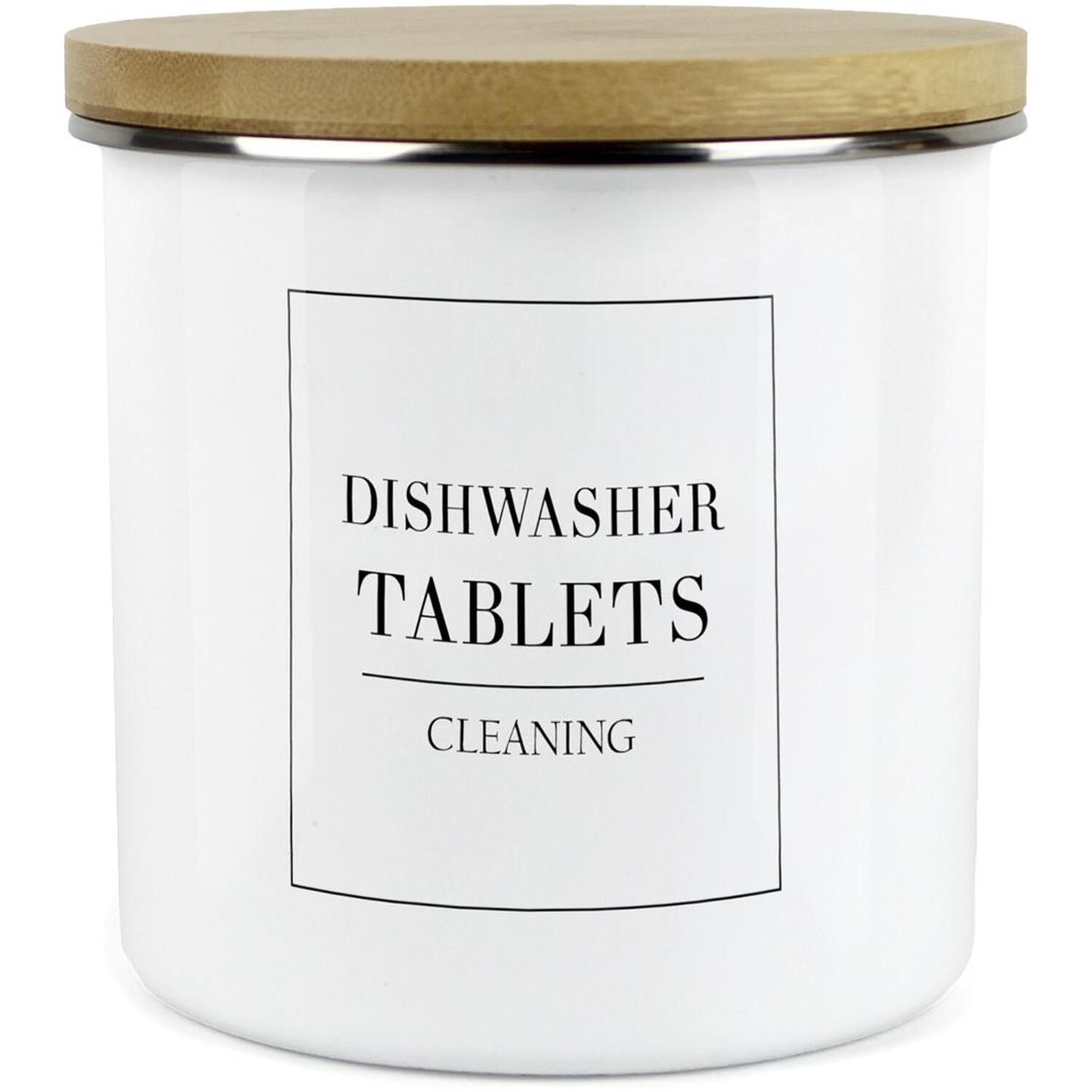 Purely Home Minimalist Large Storage Canister - White / Large