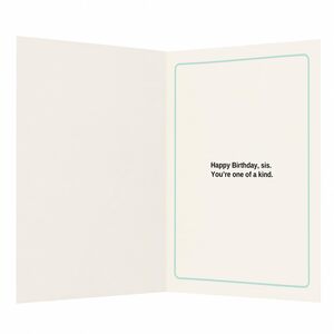 Sis You're Basically a Limited Edition Sister Birthday Greeting Card