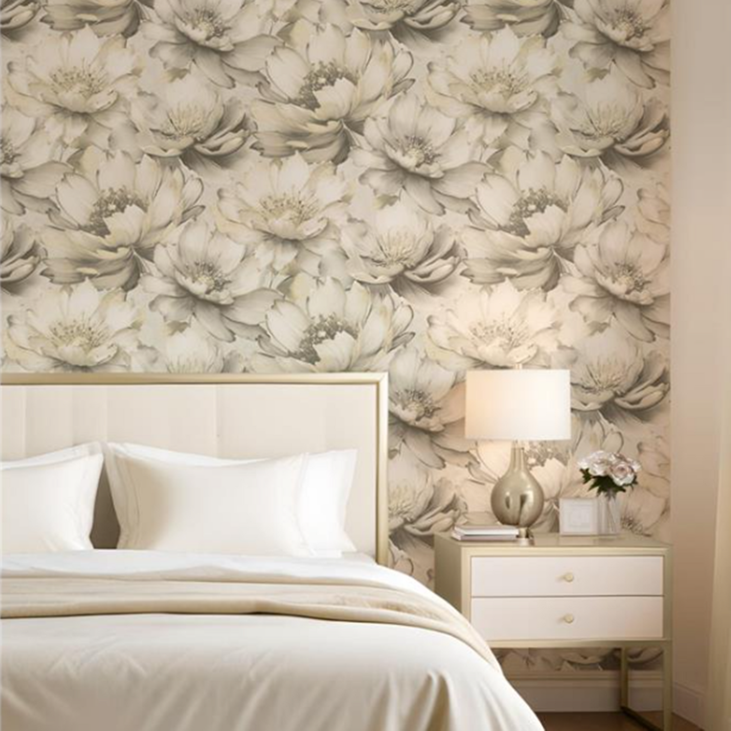 Sophie Laurence Cream Modern Paste The Wall Wallpaper 224503 - Neutral