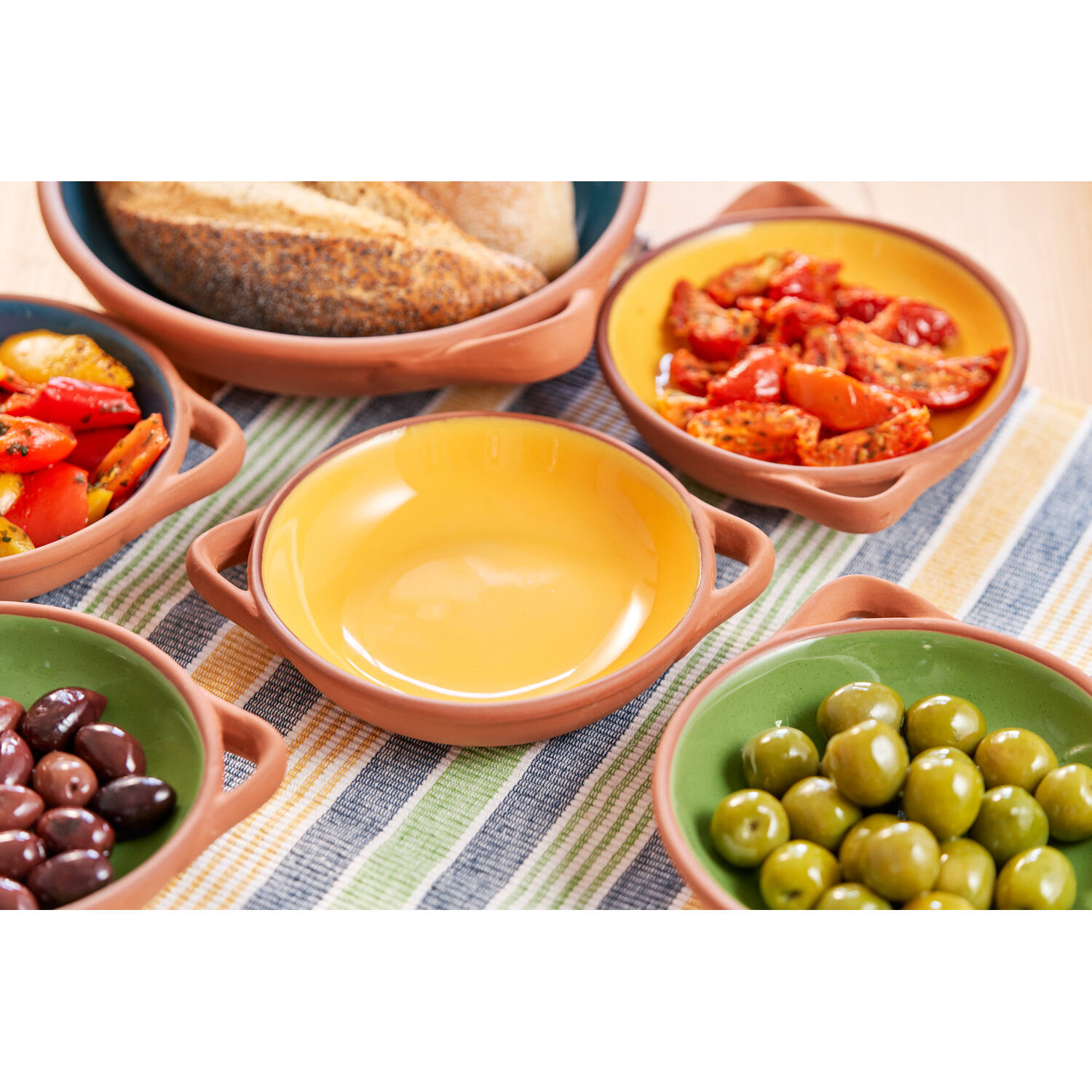 Image of Dexam Sintra Small Glazed Terracotta Tapas&hellip;