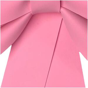Giant Pink Foam Door Bow 85cm - for new cars, homes, Christmas decorations