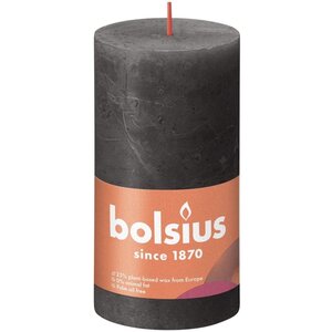 Small Stormy Bolsius Rustic Shine Pillar Candle