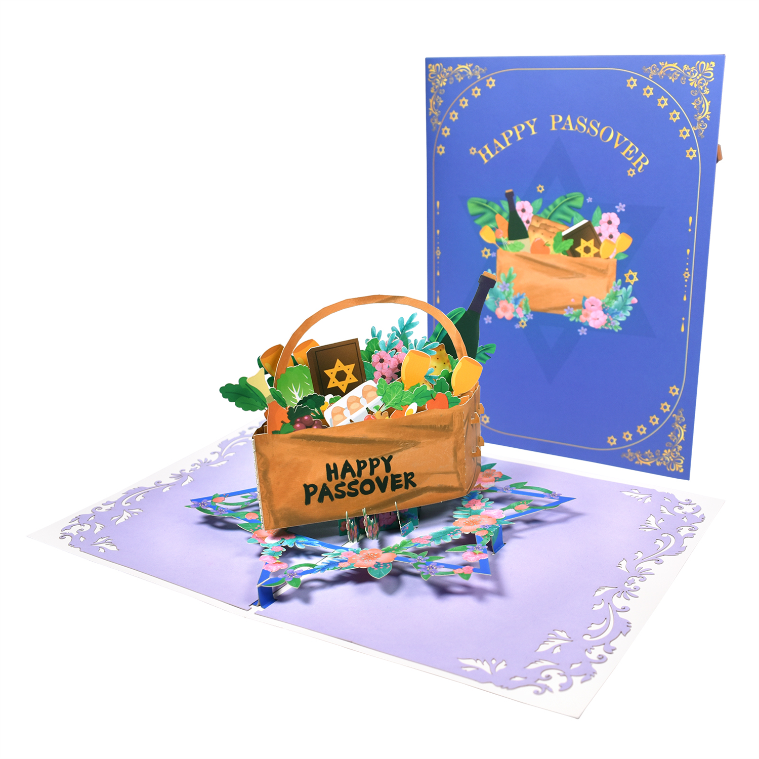  - Happy Passover 3D Pop Up Congratulations Greeting Card - Image 3