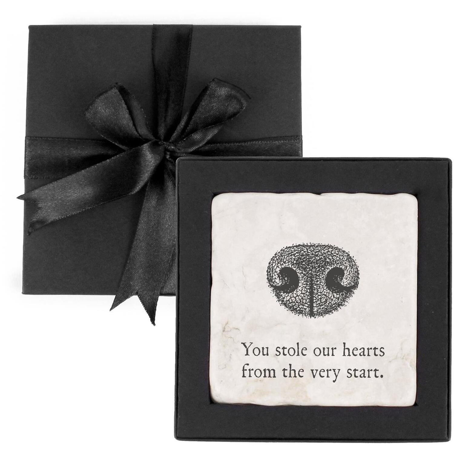 Image of New Dog Marble Coaster Gift Box&hellip;