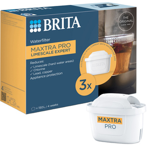 Pack of 3 BRITA MAXTRA PRO Limescale Expert Water Filter Cartridge