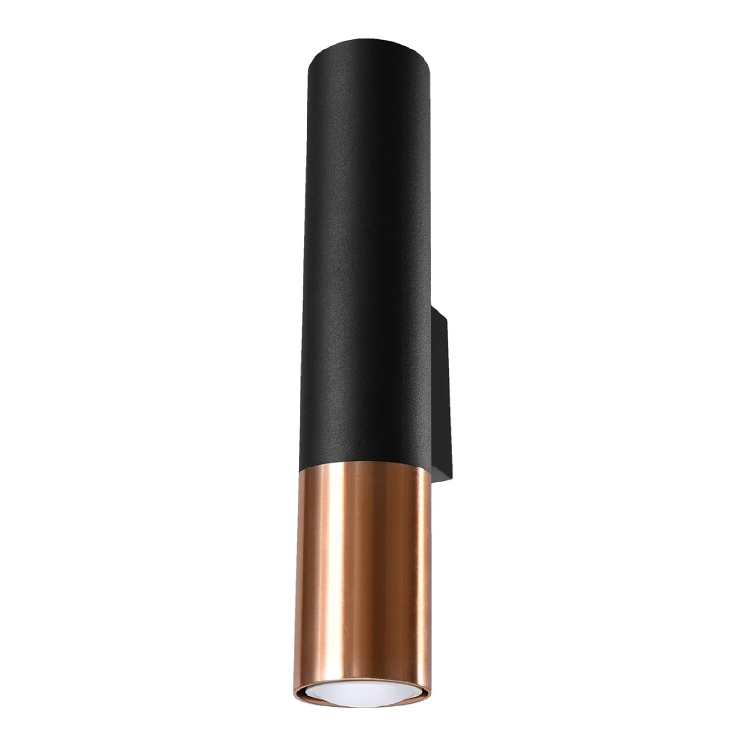 Sollux Lighting Wall Lamp Loopez Black/Golden - Black/Copper - Image 4