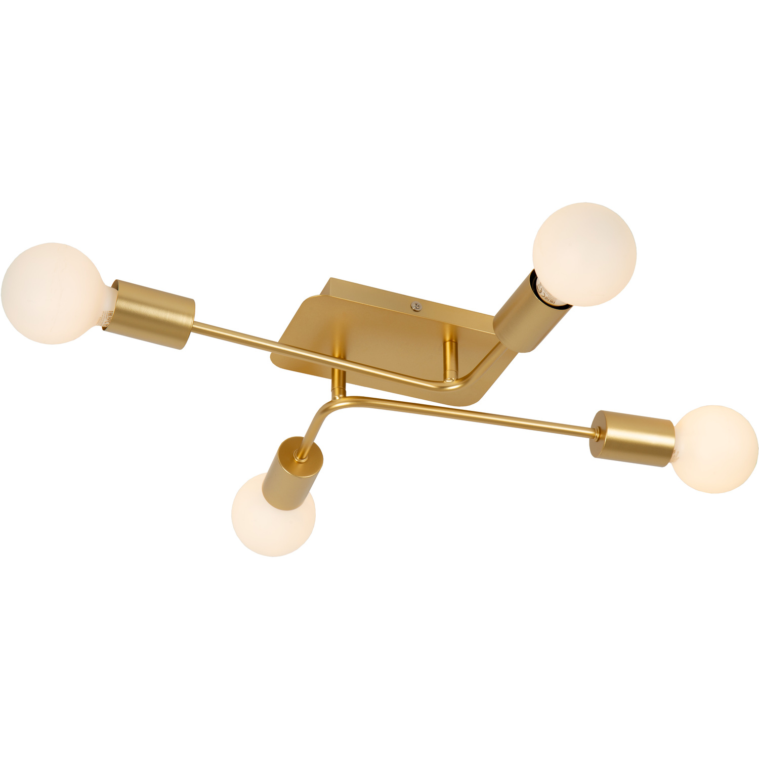Lucide Lighting Lucide Ceiling Light Brass - Brass