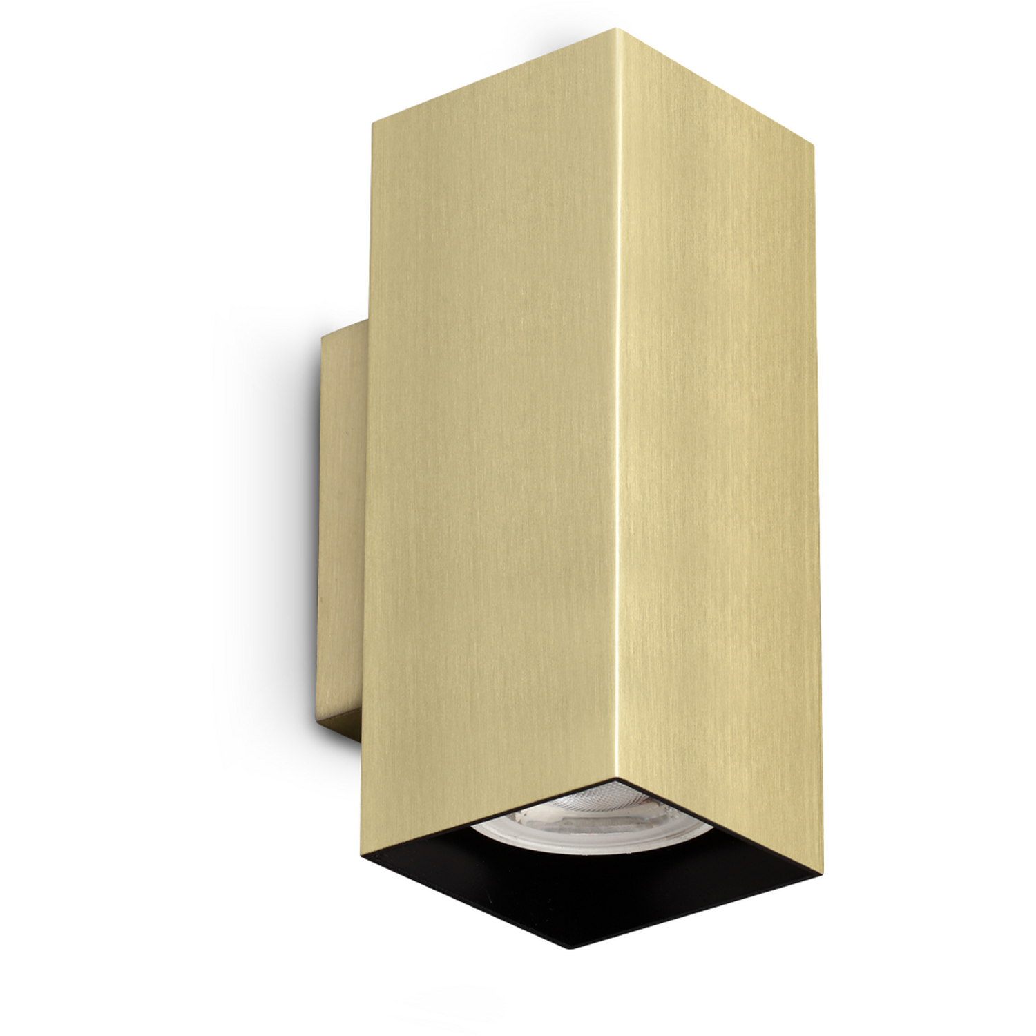 Ideal Lux Lighting Look Wall Light Brass - Brass