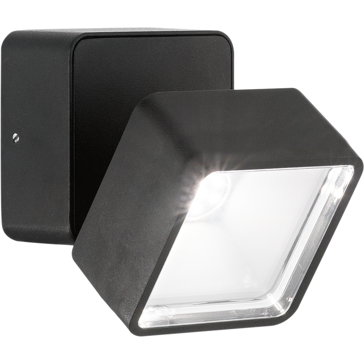 Ideal Lux Lighting Omega Spotlight Black - Black