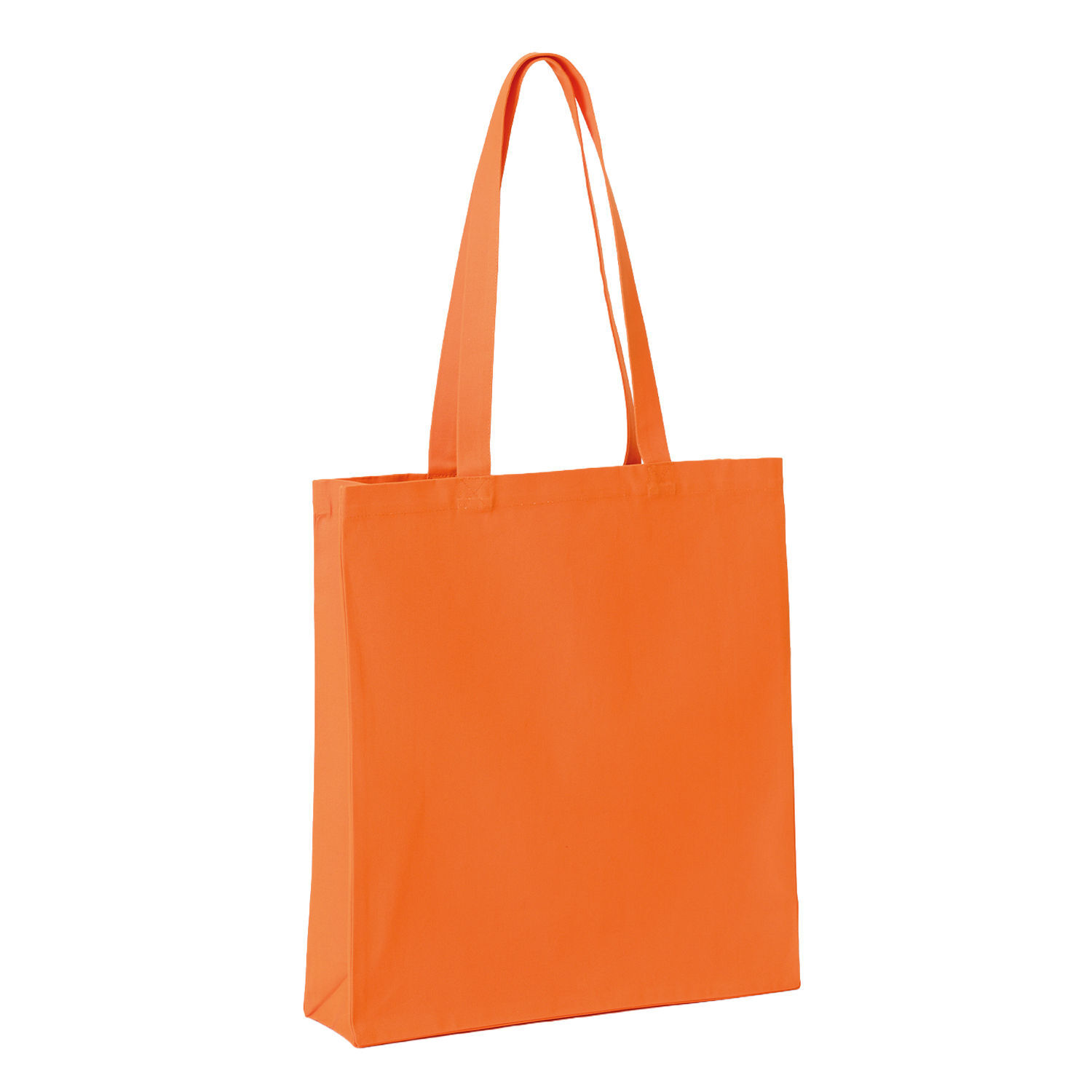 Nutshell Premium Canvas Recycled Tote Bag - Orange / Cotton