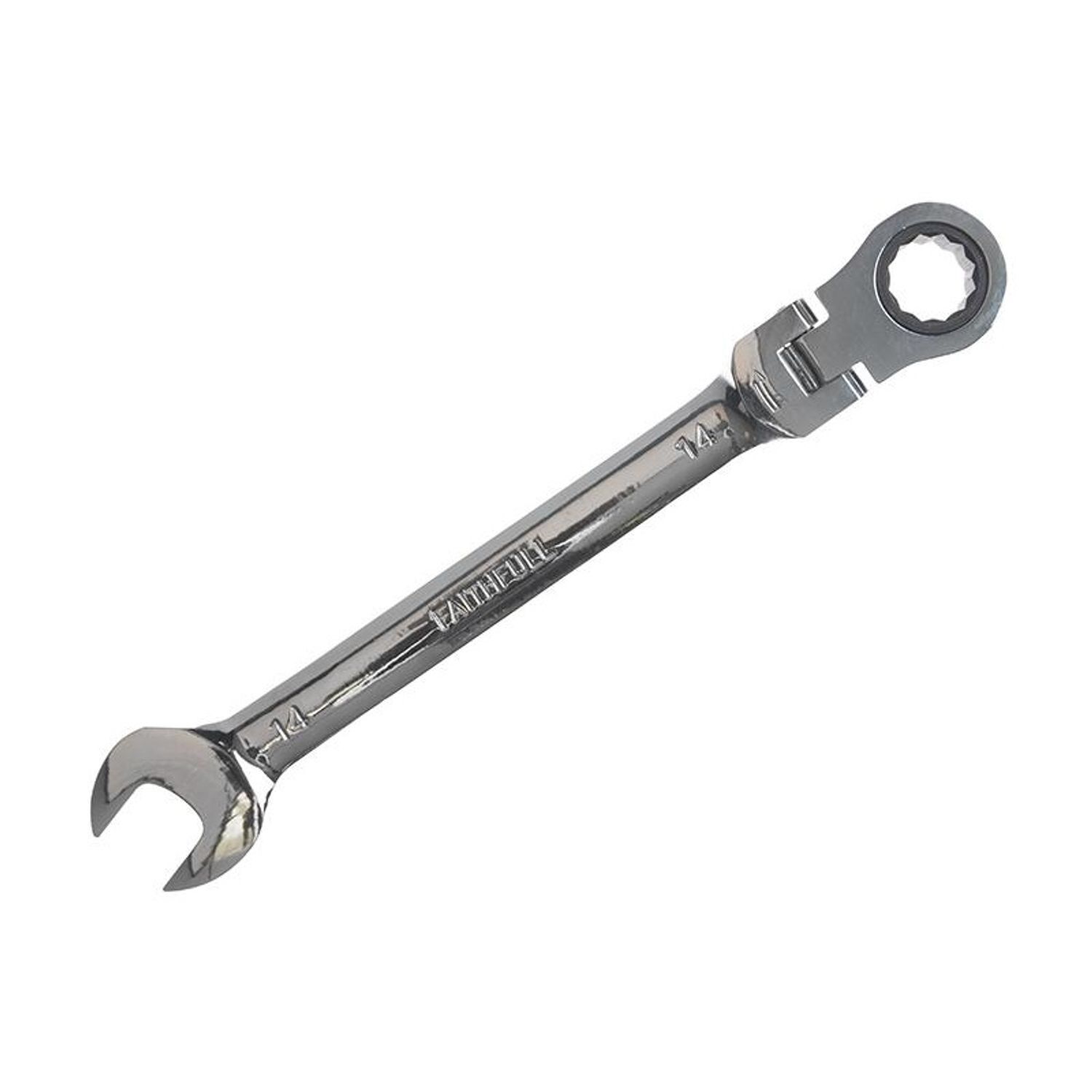 Faithfull Flex Head Ratchet Combination Spanner E - Multi Colour
