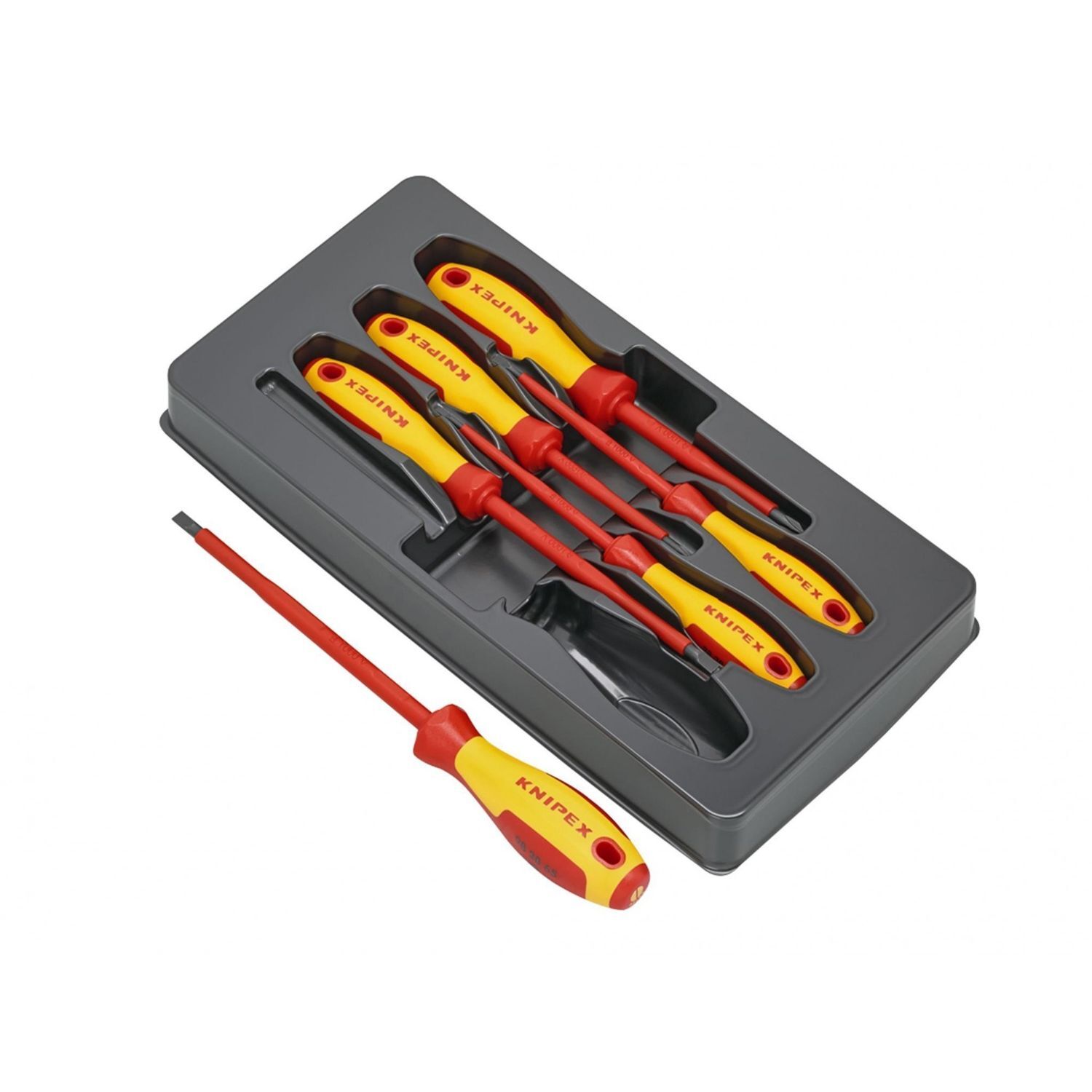 Knipex Vde Screwdriver Set, 6 Piece B - Multi Colour