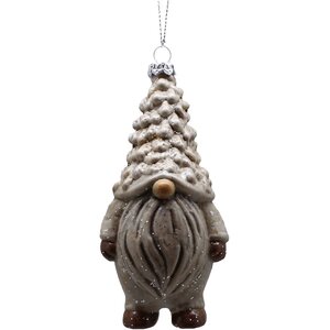 Red Gnome Ornament Christmas Decoration Pack of 6