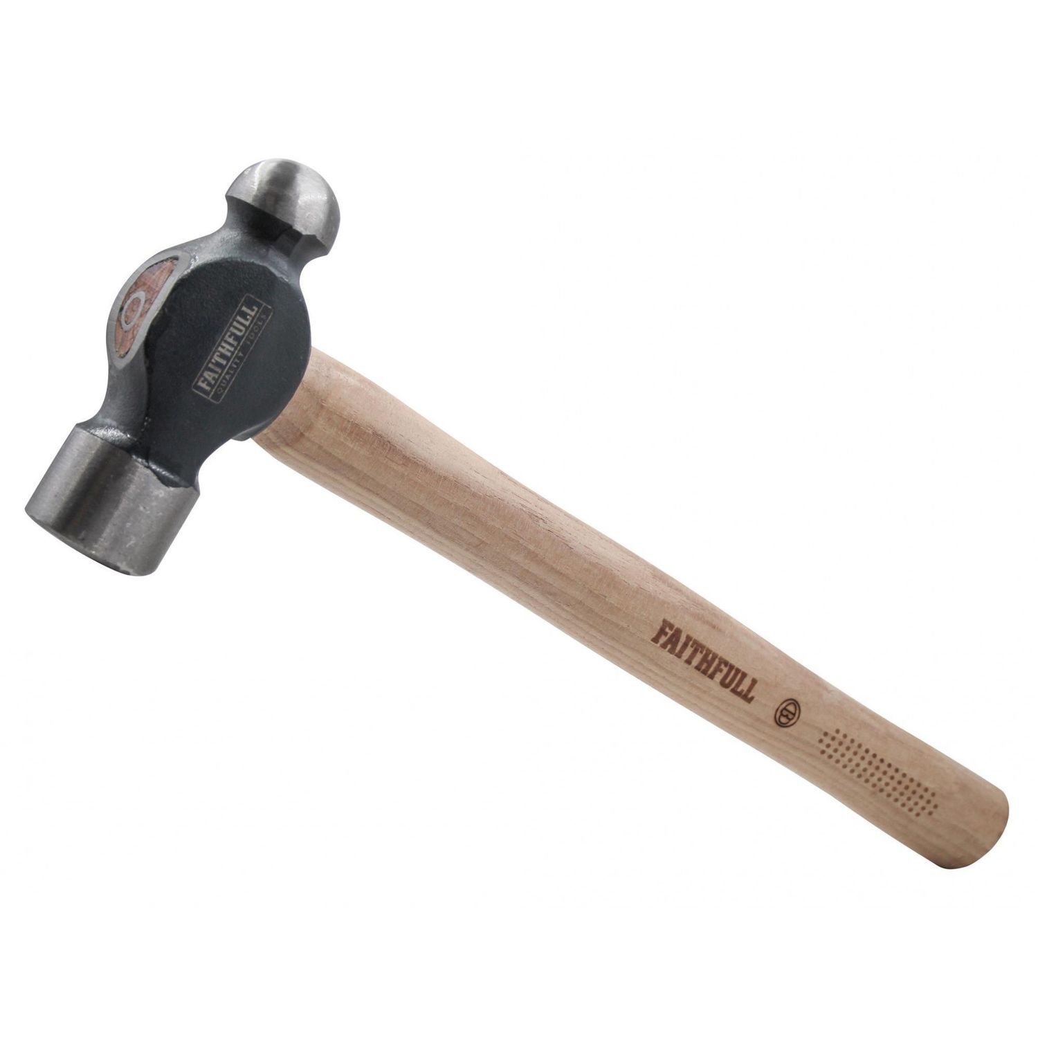 Faithfull Ball Pein Hammer, Hickory Handle A - Multi Colour