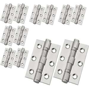 Ball Bearing Butt Door Hinges - 2 Pairs