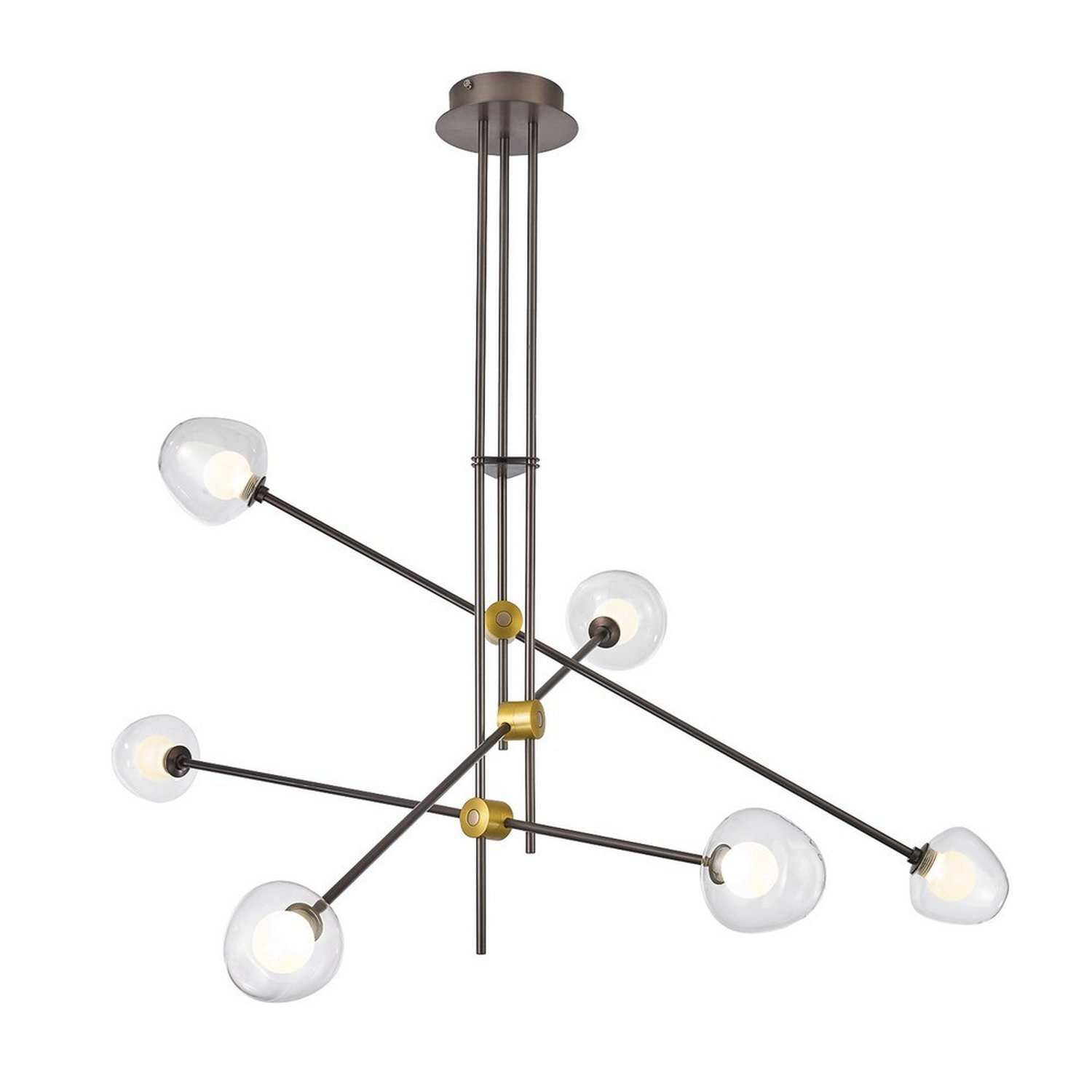 Italux Lighting Modern Pendant Light Brown I - Brown