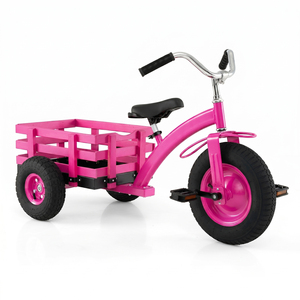 Costway Toddler Tricycle Ride on Toy with Storage Basket,