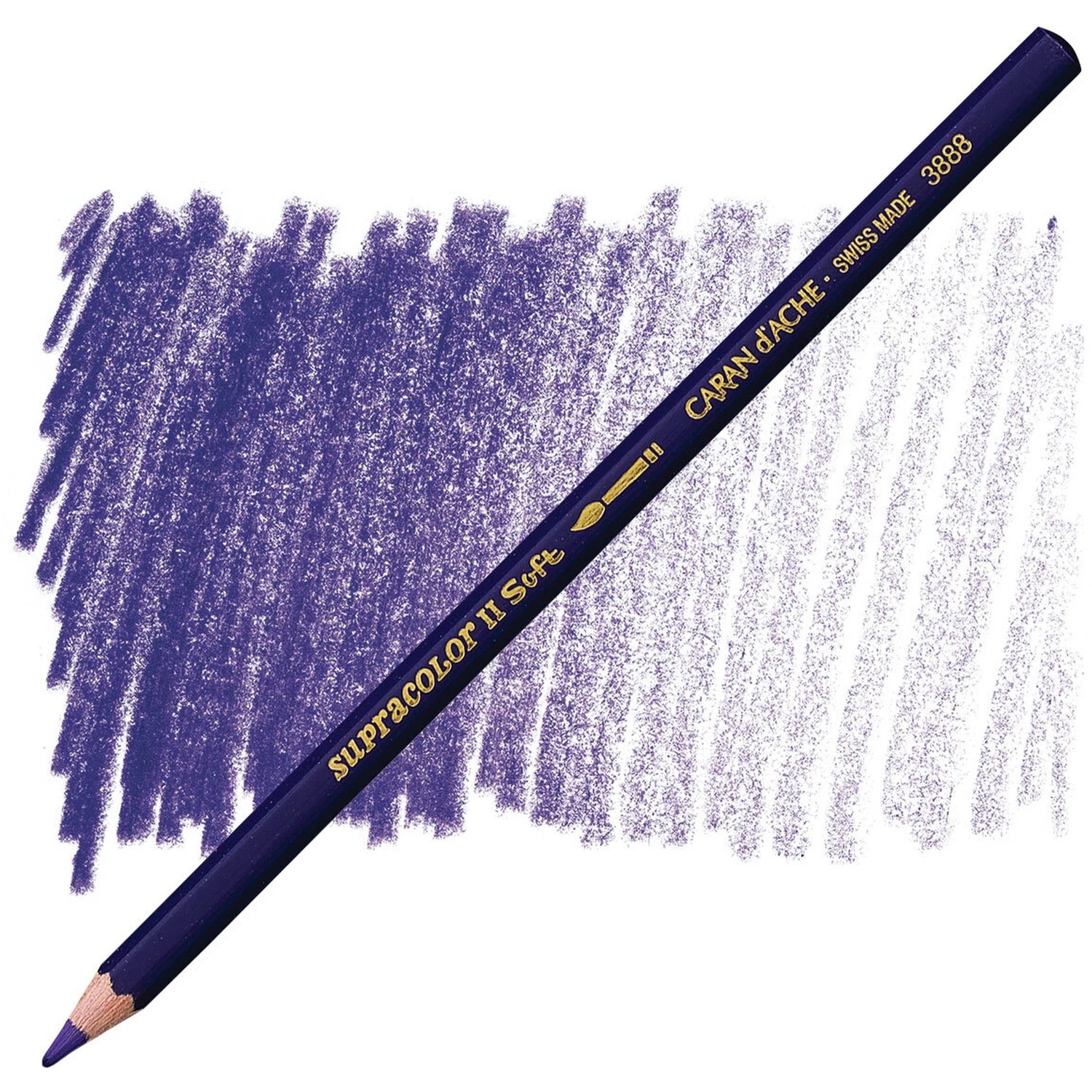 B&Q -  Caran D'ache Supracolor Ii Viloet Watersoluble Artist Aquarelle Colour PencilViolet 120 - Image 2
