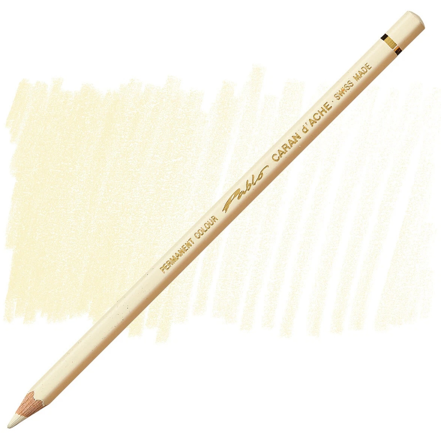 Caran d'Ache Pablo Coloured Pencil Wood Cream 491 For Drawing - Image 2