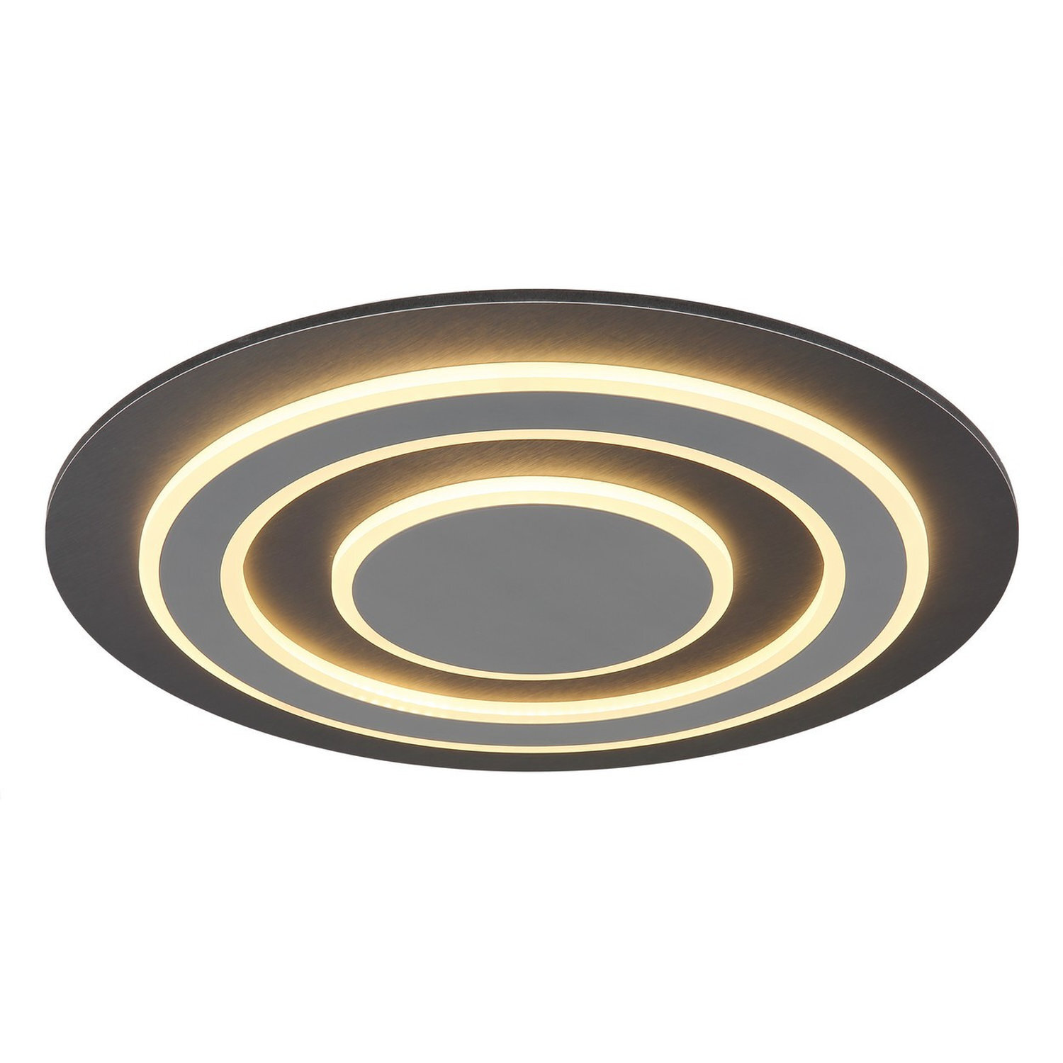 Globo Jayden Led Ceiling Lamp, Ø 48 Cm, Anthracite/Grey, Metal - Image 2