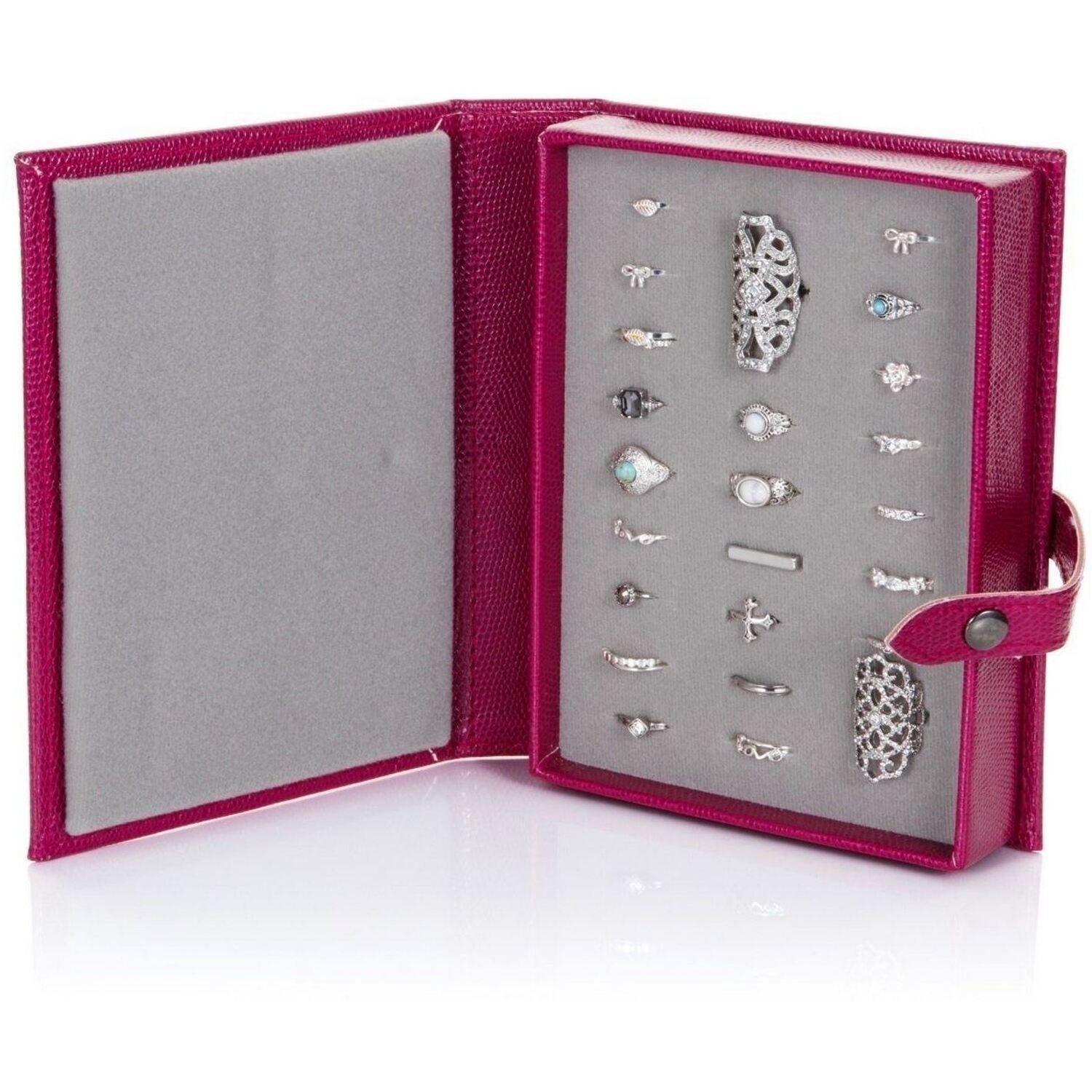 Little Book Of Rings Storage - Dark Red - Image 4