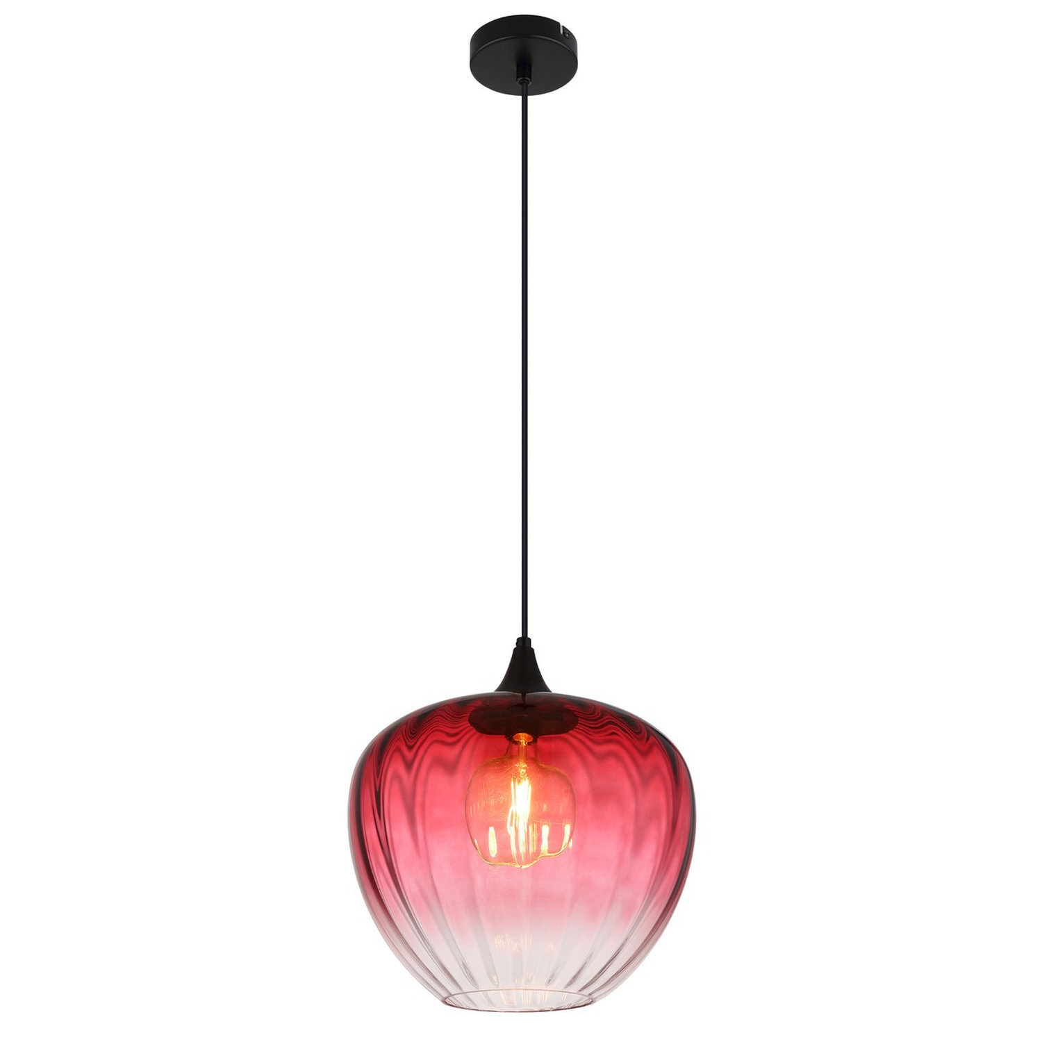 Globo Lighting Sander Pendant Light Black
