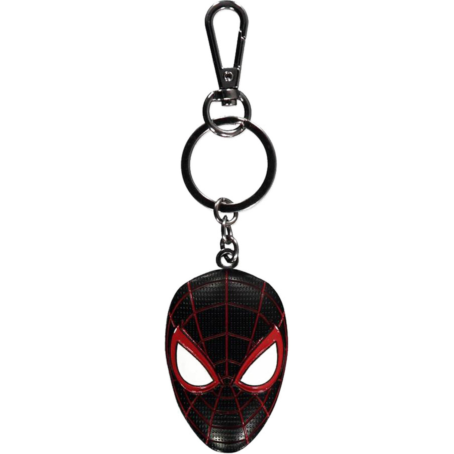 MARVEL COMICS Spider-man Miles Morales Mask 3D Keychain - KE204112SPN - Black