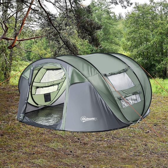 Outsunny 4-5 Adult Pop-up Tent