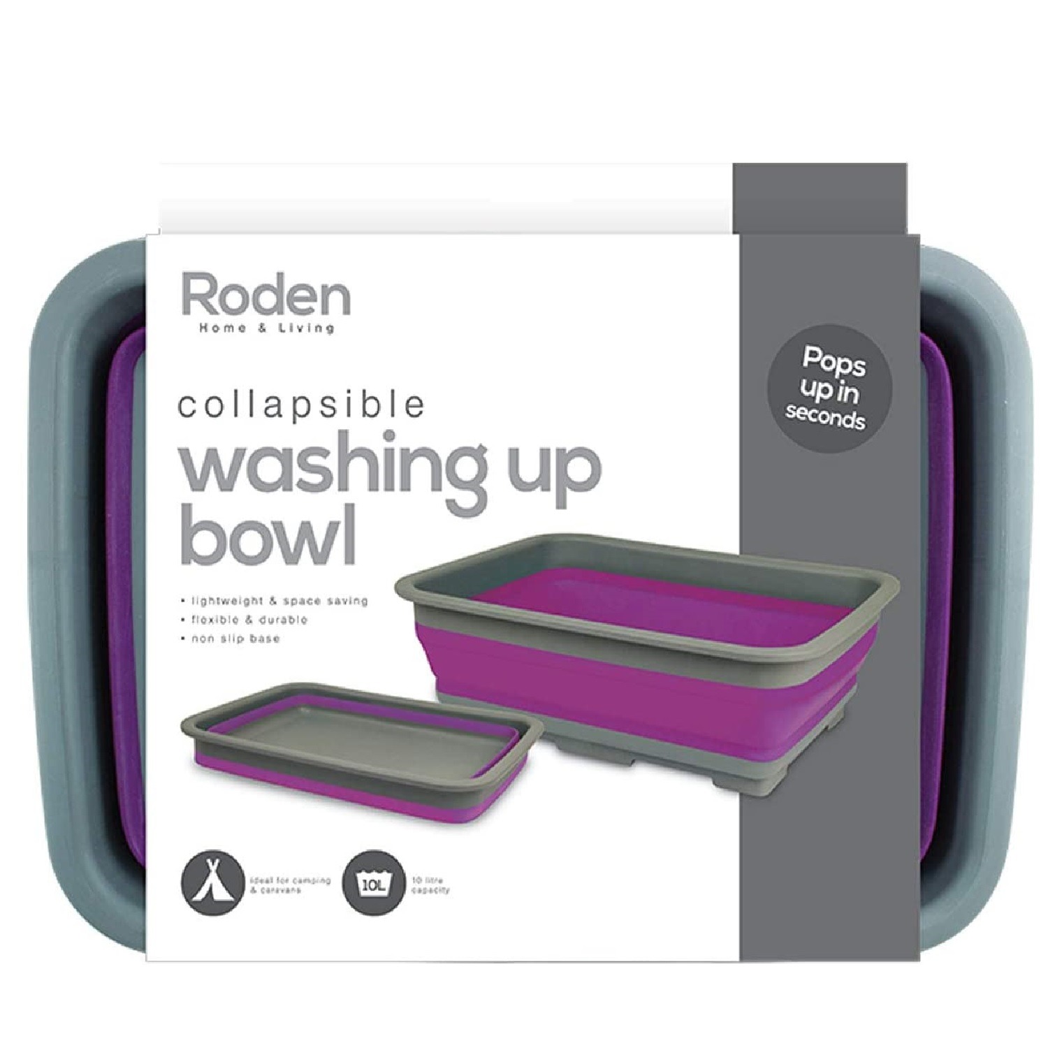Image of Collapsible Washing Bowl Non Slip -&hellip;