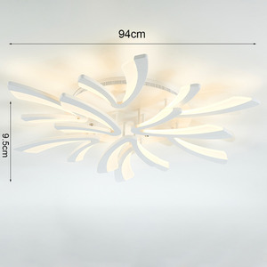 Silver / 90W / Dimmable V-Shaped LED Flush Light shot 1080939