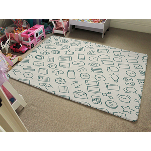 Outline Icons Designer Rug