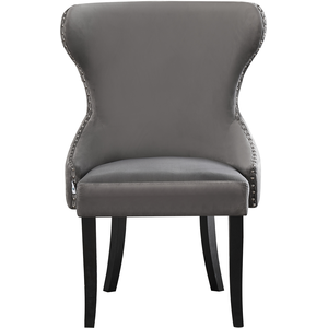 Dark Grey Mayfair Duke LUX Dining Set with a Table and Chairs Set of 6 shot 2489925
