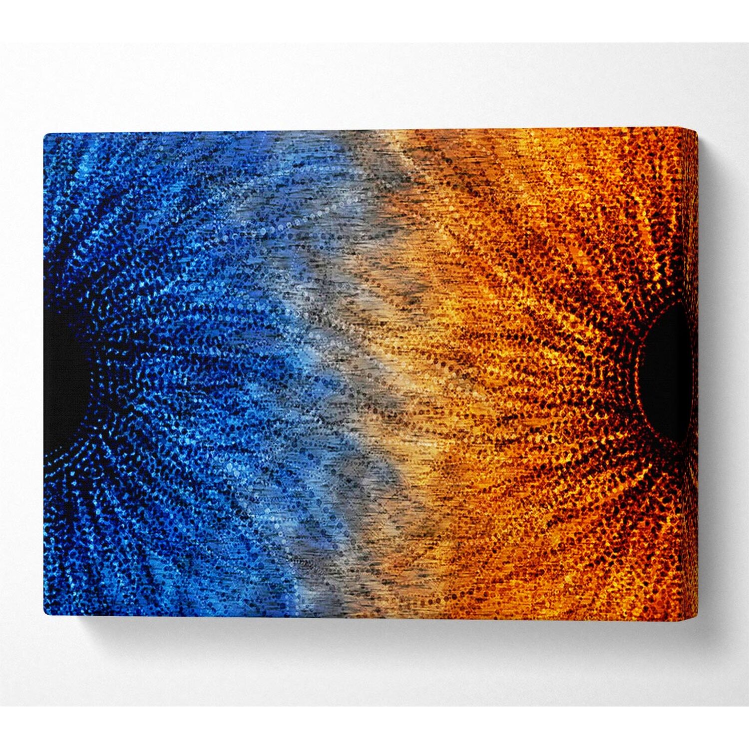 Wallart-Direct - Opposite Canvas Print Wall Art - Yellow / 101.6cm thumbnail