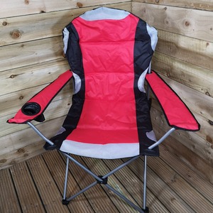 Luxury Padded High Back Folding Outdoor, Camping Fishing Chair