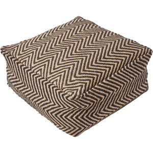 Chevron Pattern Cube Pouffe