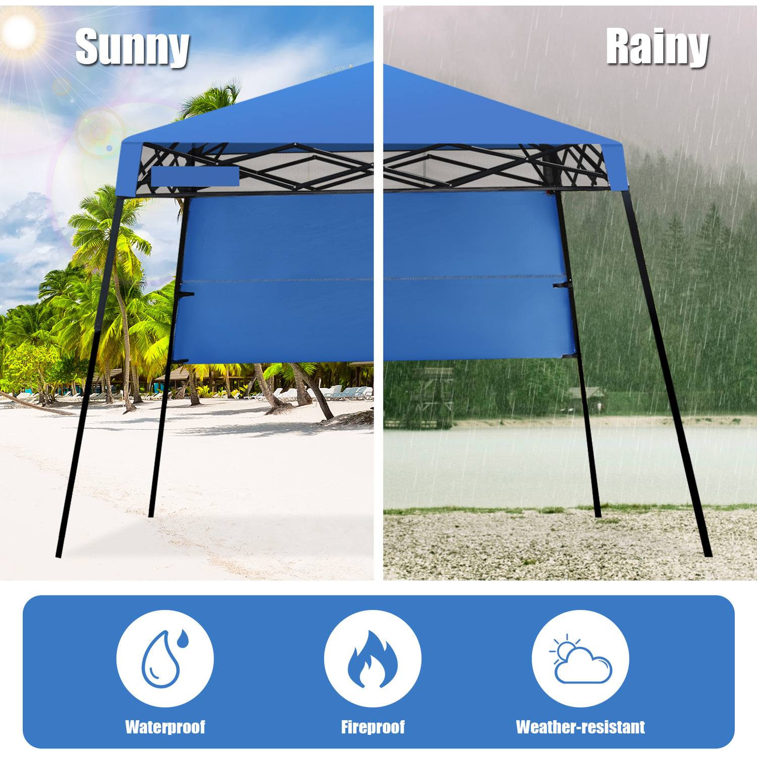 Pop-up Canopy Gazebo - Blue