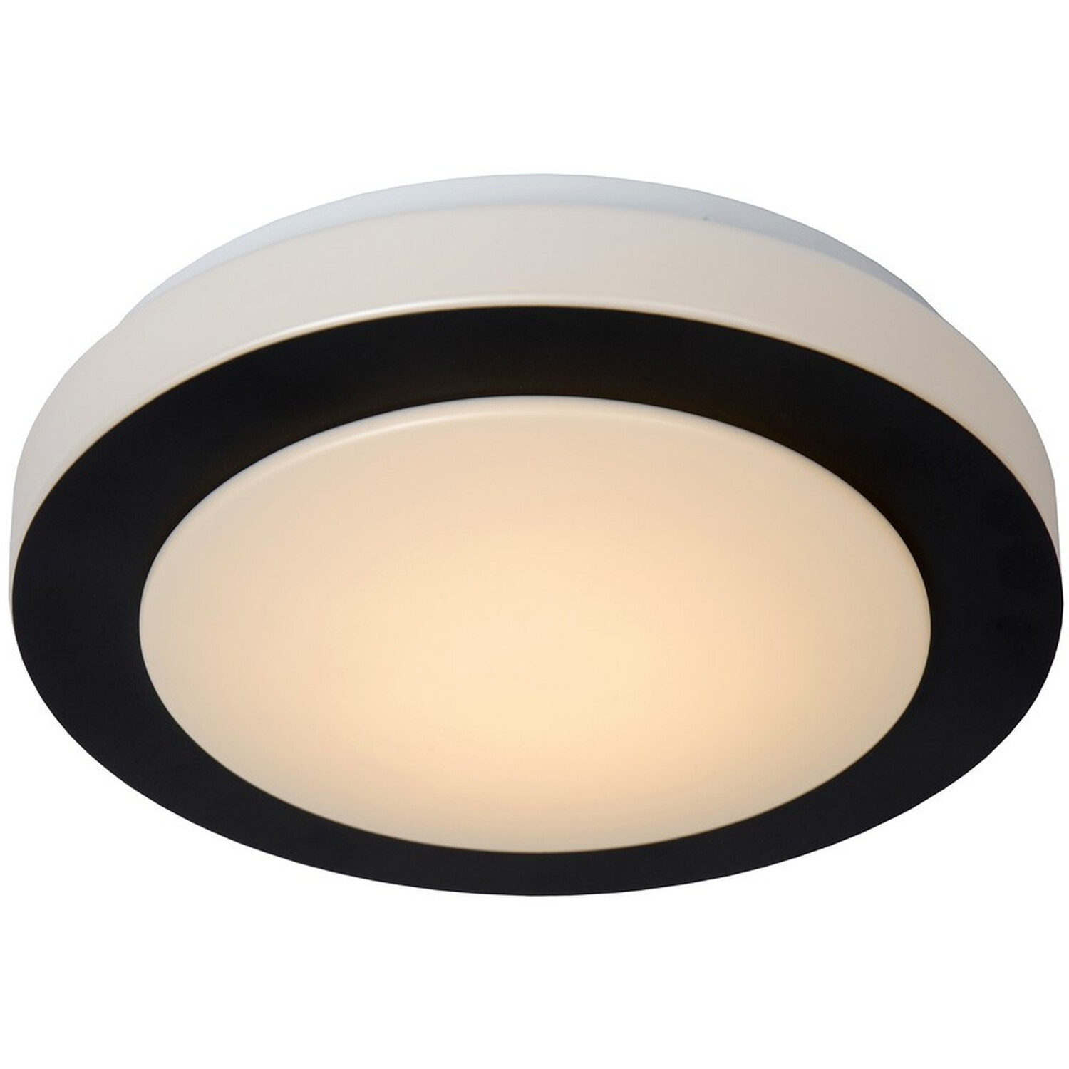 Dimy Modern Flush Ceiling Light Bathroom Black - Black thumbnail